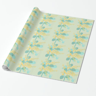 Papel De Presente Florestas australianas de Silver Wattle