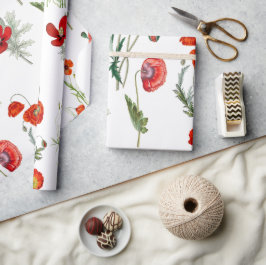 Papel De Presente Florestas de Cópias de Água Vermelha