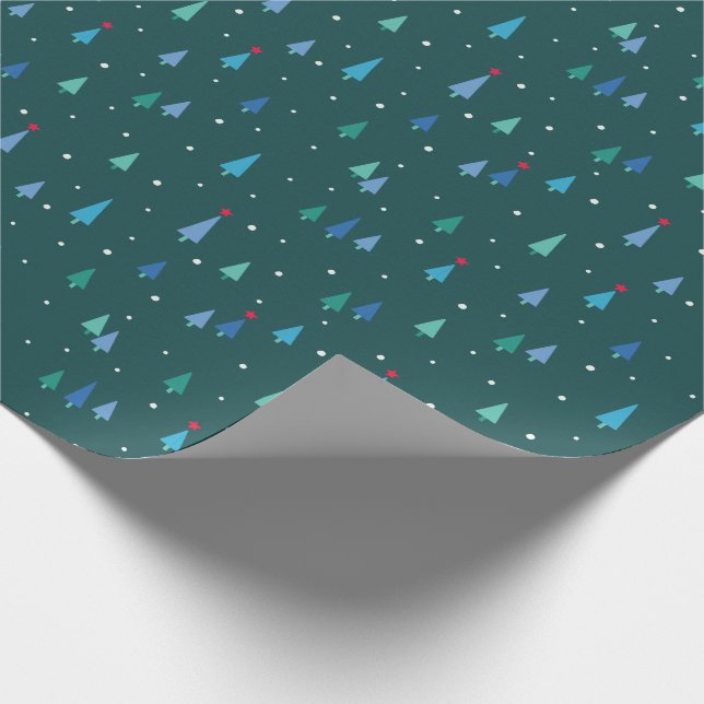 Papel De Presente Florestas Invernais pela Primary.com (Ponta)