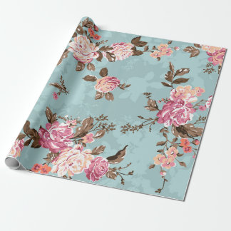 Papel De Presente flower pattern design textile illustrationart,back