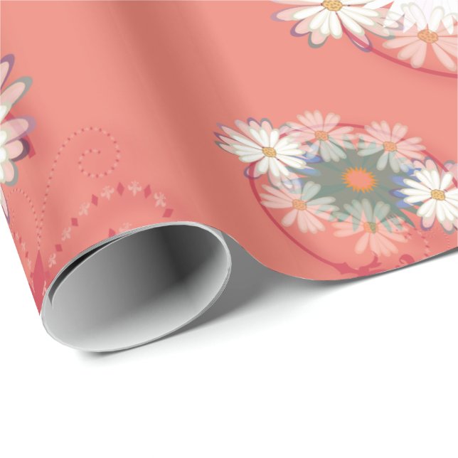 Papel De Presente FlowerGirl inpak papier (Ponta do rolo)