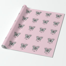 Papel De Presente Fluffy Buffalo Baby - Kawaii Fazenda Animal