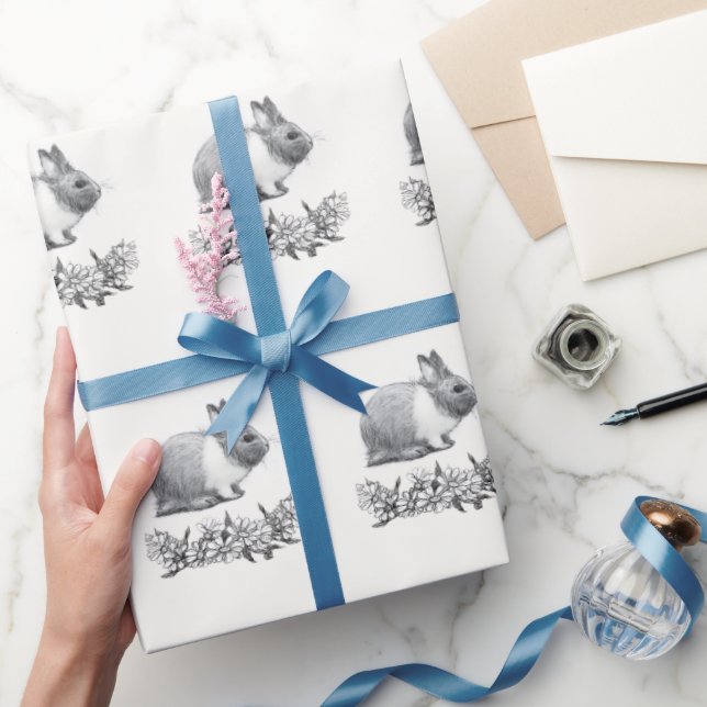 Papel De Presente Fluffy o coelho (Presentear)