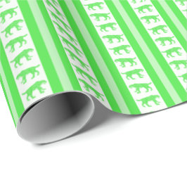 Papel De Presente Fluorescent Saber-toothed Tiger Stripe