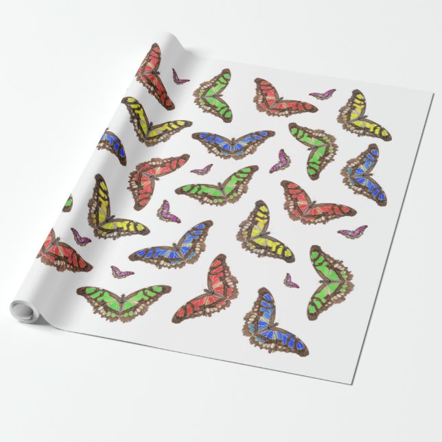 Papel De Presente Flutterbys (Desenrolado)