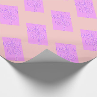 Papel De Presente Flutterfly "Arco-Íris" Roxo