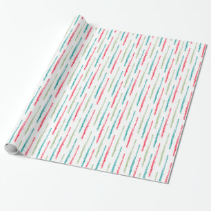 Papel De Presente Fluxos com várias cores