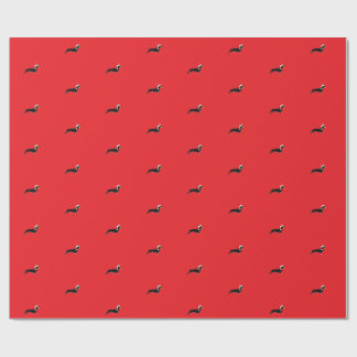 Papel De Presente fofo dachshund de natal