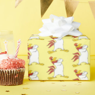Papel De Presente Foghorn Leghorn Arms Cruzados