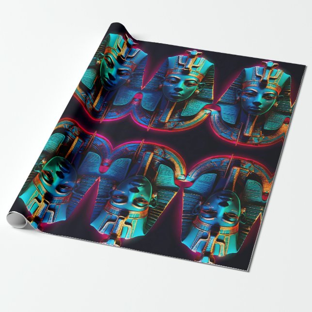 Papel De Presente Fogo dos deuses (Desenrolado)