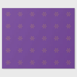 Papel De Presente Fogos de Artifício Elegante Estrela Cadente Floco 