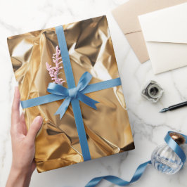 Papel De Presente  Foil Crinkle Pattern