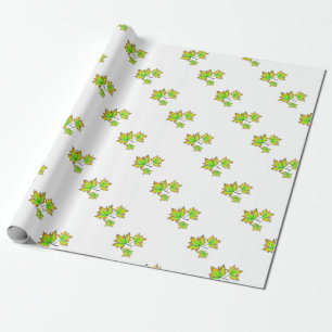 Papel De Presente Folha de Mapeamento