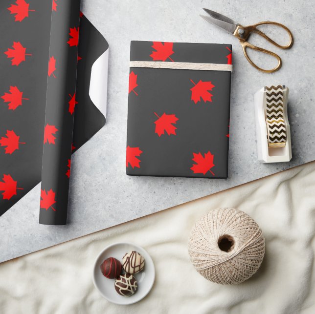 Papel De Presente Folha de Mapeamento de Algodão Canadense (Artesanato)