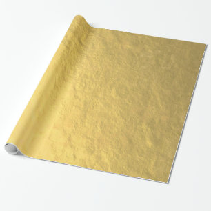 Papel De Presente Folha Dourado do falso impressa