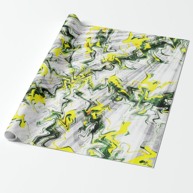 Papel De Presente Folhas Caindo..... (Desenrolado)