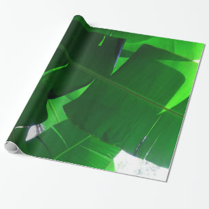 Papel De Presente Folhas da banana