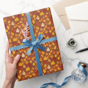 Papel De Presente Folhas de outono