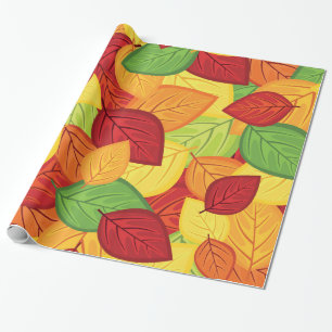 Papel De Presente Folhas de outono