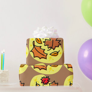 Papel De Presente Folhas de outono
