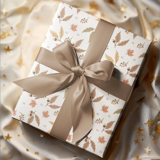 Papel De Presente Folhas de outono de Cozy (Criador carregado)