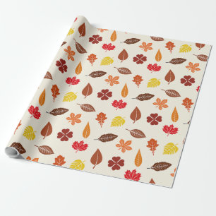 Papel De Presente Folhas de outono de Cozy Autumn