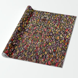 Papel De Presente Folhas de outono do outono