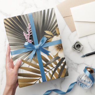 Papel De Presente Folhas de Palmeira