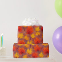 Folhas de Quebra de Aquarela Russa - Folhagem de o