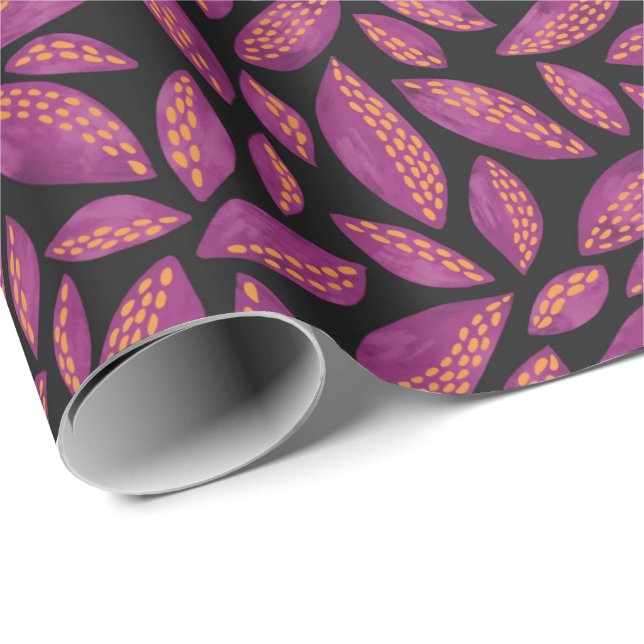 Papel De Presente Folhas de queda automática (Ponta do rolo)