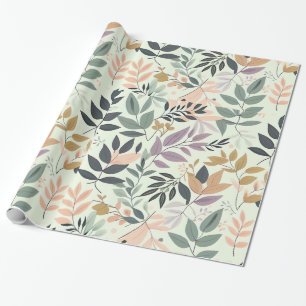 Papel De Presente Folhas Design