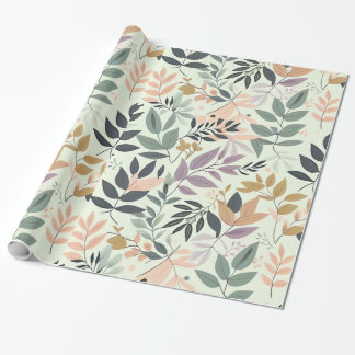 Papel De Presente Folhas Design