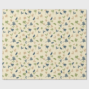 Papel De Presente Folhas Pequenas