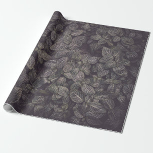 PAPEL DE PRESENTE FOLHAS VERDES