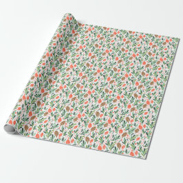 Papel De Presente Foliage Holiday Wrap