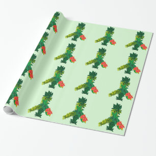 Papel De Presente Foliage Peace Sign Wraping Paper