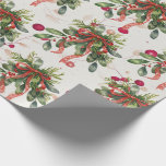 Papel De Presente Foliage Red Ribbon Christmas Holly<br><div class="desc">Foliage Red Ribbon Christmas Holly Wrapping Paper Envolva sua família ou pessoas de amigos com presentes para o feriado Um artigo muito versátil,  vermelho-verde e branco como os tons principais,  faria qualquer presente festivo.</div>