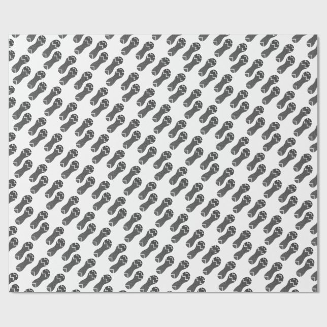 Papel De Presente Footprint of running shoes (Aberto)