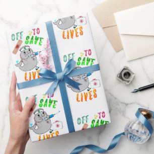 Papel De Presente Fora Para Salvar Vidas