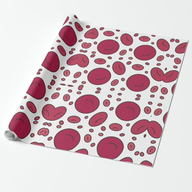 Papel De Presente Forma dos círculos geométricos design (Desenrolado)
