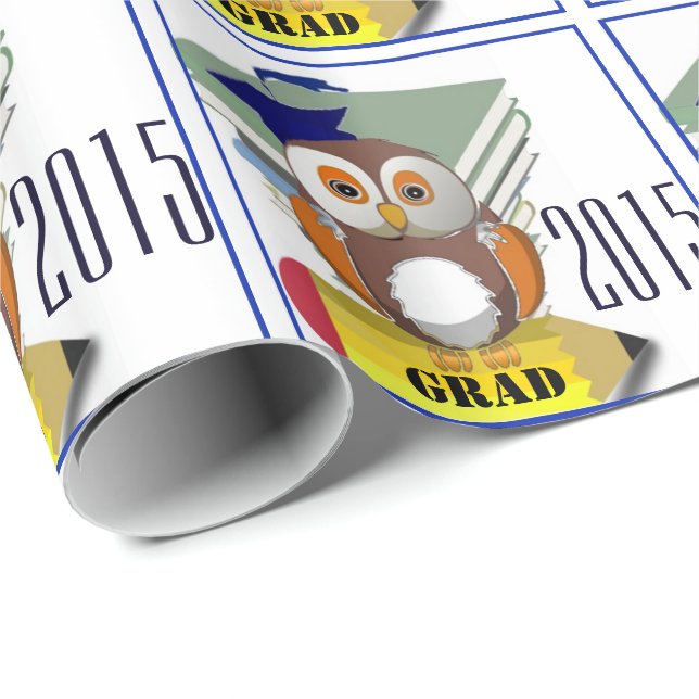 Papel De Presente Formando 2015 (Ponta do rolo)