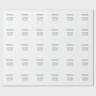 Papel De Presente Formando adicionar nome da escola classe de nome s