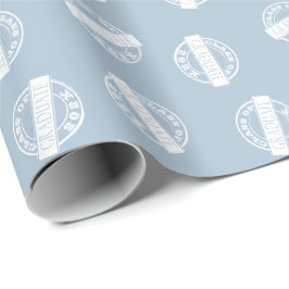 Papel De Presente Formando Azul Girly Dusty Classe Ano