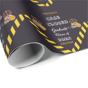 Papel De Presente Formatura Concluída Piada Justiça Criminal 