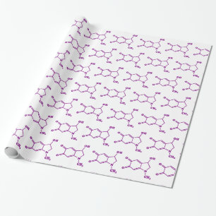 Papel De Presente Fórmula Química Molecular Adrenocromática