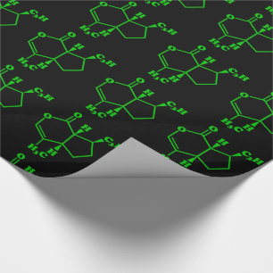 Papel De Presente Fórmula Química Molecular de Nepetalactona de Ca