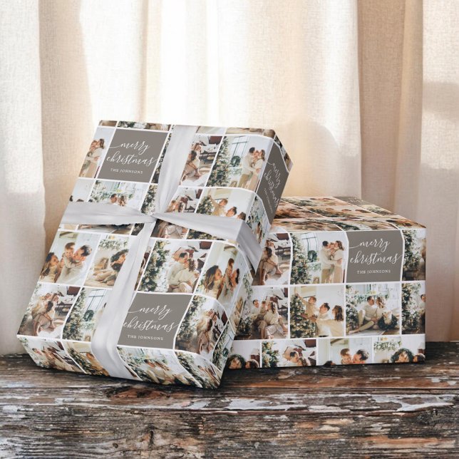 Papel De Presente Foto: Caligrafia Feliz Natal (Criador carregado)