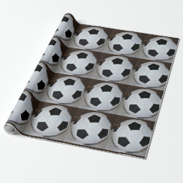 Papel De Presente Foto da bola de futebol