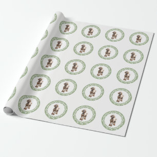 Papel De Presente Foto de animal de estimação personalizada Moderna 