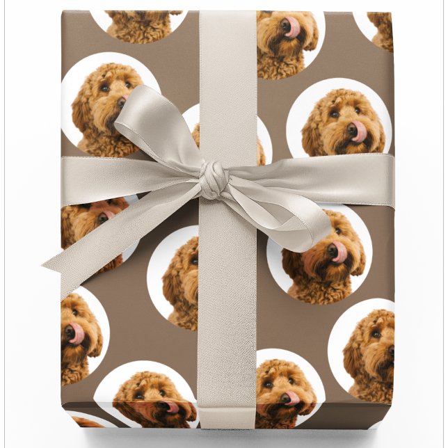 Papel De Presente Foto de animal personalizada (Criador carregado)